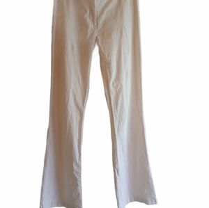 Ana Capri Flare Off-white Jeans with Spandex